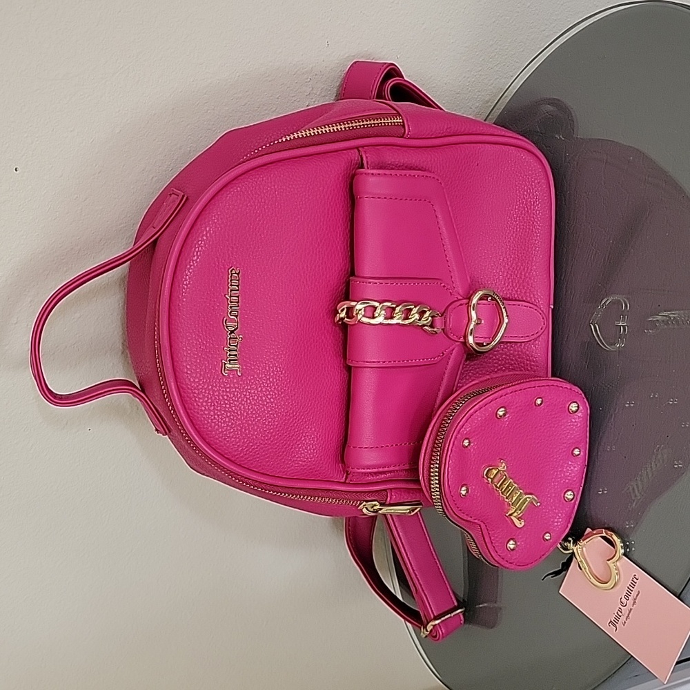 Juicy Courture Barbie Pink Mini- Backpack & Coin bag - Picture 1 of 7